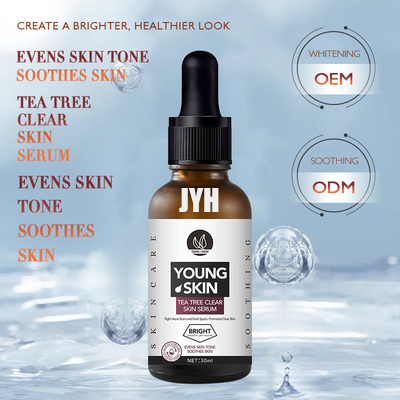 1 oz/30ml OEM 유기적 티 트리 구호 본질 표면 혈청 수리 여드름 여드름 제거제
