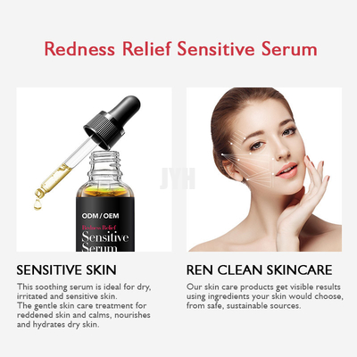 30ml 에센스 페이스 세럼 100% 퓨어 레드니스 래디언트 스킨 고급 주사