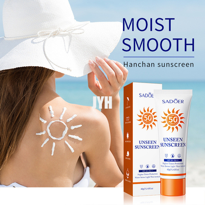 자연적 아연 매일 웨어 자외선 차단제 산화 아연 물리적 Spf 50+ 방수