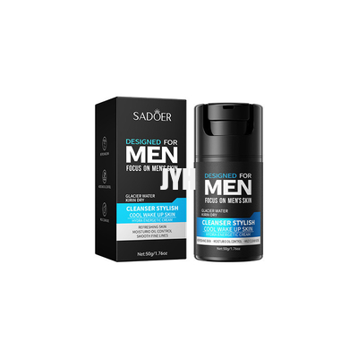 50g 맨즈 피부 관리 제품은 피부보습 부드러운 아이스크림 반대 노화된 표면 보습제에 직면합니다