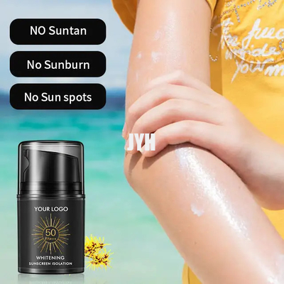 내추럴 스킨 남성 방수 페이셜 선스크린 Spf50+ Pa+++ 비 미백 선 인슐레이션 선블록