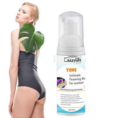 60ML 여성다운 친밀한 발포 세정은 여성 질 건강 페하를 균형화시킵니다
