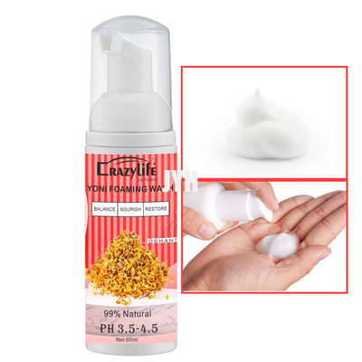 친밀한 지역을 가렵게 하기 위한 여성다운 세정을 거품이 일게하는 Natural Balance PH