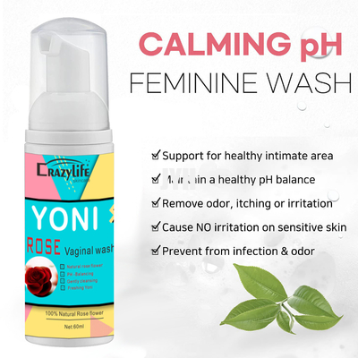 60ML OEM 피부 관리 제품은 여성다운 친밀한 관리 세정을 정화하여 매일 균형화된 PH 멸균합니다