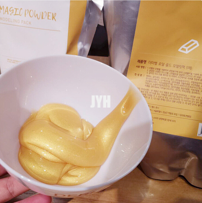100g 얼굴 크레이 마스크는 노화하는 전문적 피일오프 젤리 안면 마스크를 반대 24k 금을 가루로 만듭니다