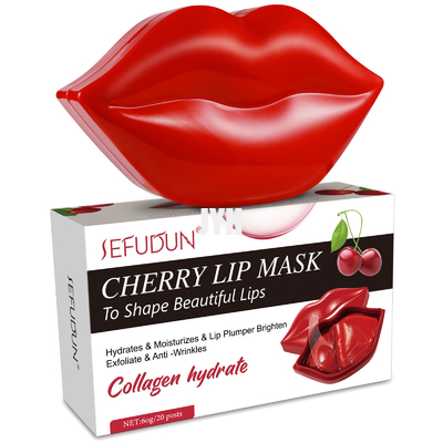 자는 하이드로겔 콜라겐 Lip 마스크 천연 결정체 수화